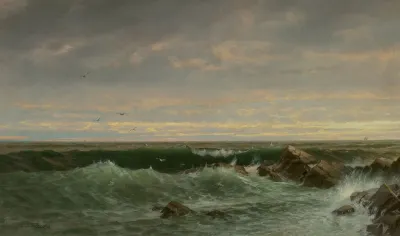 The Evening Sea Brigantine Shoals
