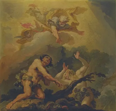 The Expulson Of Adam And Eve From Paradise