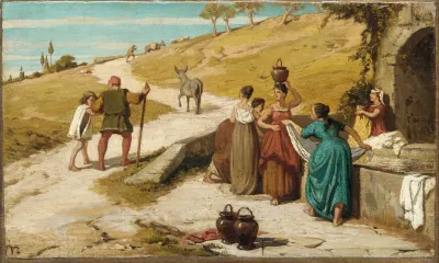 The Fable Of The Miller His Son And The Donkey No 2
