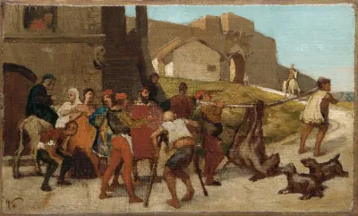 The Fable Of The Miller His Son And The Donkey No 6