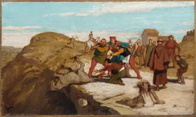 The Fable Of The Miller His Son And The Donkey No 7