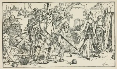 The Fairy And Dotterine Pass Unseen Through The Camp Of The Enemy