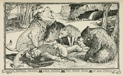 The Faithful Beasts Wept Round The Dead Body Of The Prince