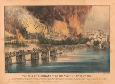 The Fall Of Richmond Va On The Night Of April 2nd