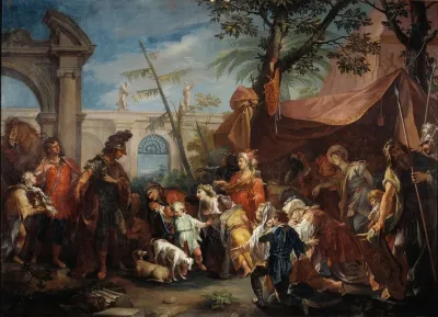 The Family Of Darius Pleading To Alexander