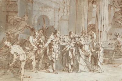 The Farewell Between Hector And Andromache