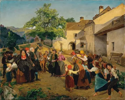 The Farewell Of The Bride From Her Parents Home
