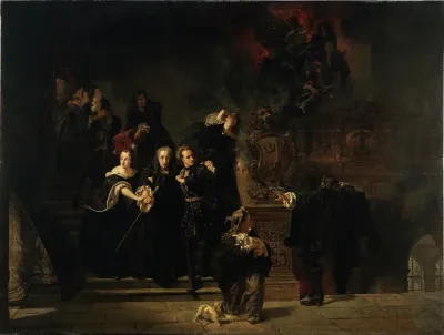 The Fire At The Royal Palace Stockholm May 7th 1697 2