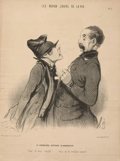 The First Case Of Honor 1844
