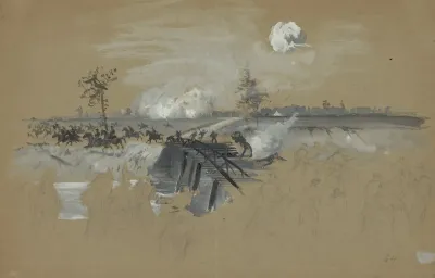 The First Gun At Chickamauga