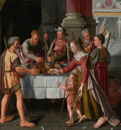 The First Passover Feast