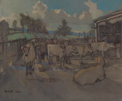 The First Seven Of Seventy Evening Milking