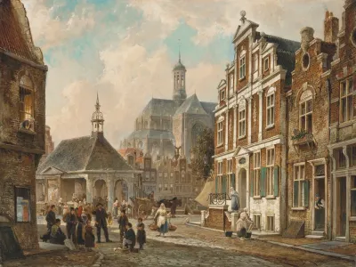 The Fish Market In Groningen