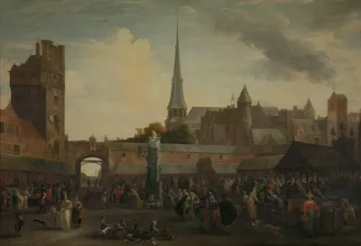 The Fish Market Of Antwerp