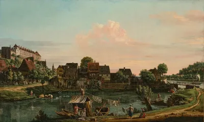 The Fishermens Village At Pirna