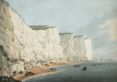 The Fleet Off The Coast Beachy Head