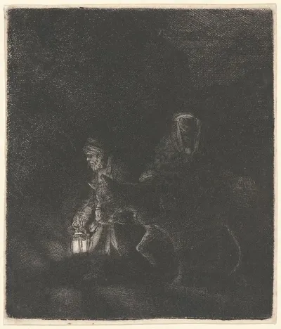 The Flight Into Egypt A Night Piece