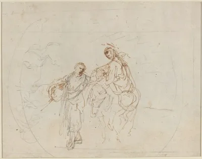The Flight Into Egypt Verso