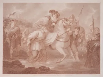The Flight Of Mary Queen Of Scots To England