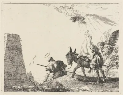 The Flight With Obelisk At The Left