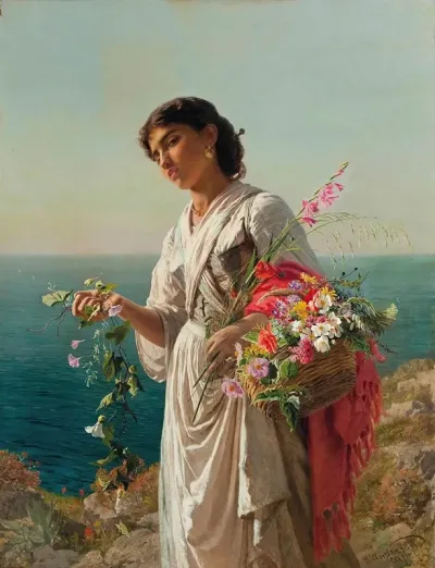 The Flower Girl Capri