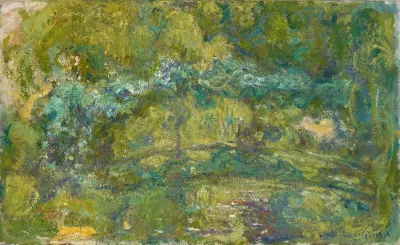 The Footbridge Over The Water Lily Pond