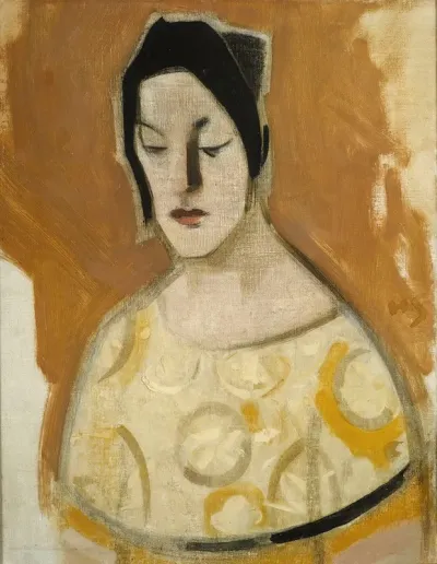 The Fortune Teller Woman In Yellow Dress