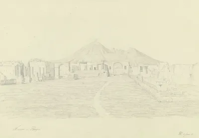 The Forum In Pompeii