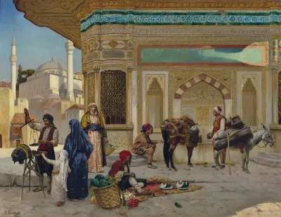 The Fountain Of Ahmed Iii Istanbul