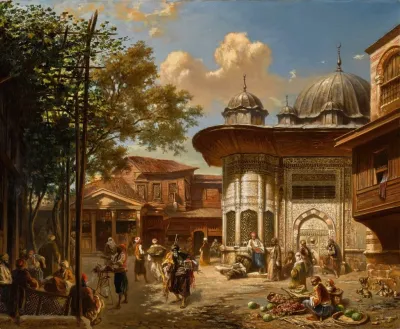 The Fountain Of Ahmet Iii Constantinople