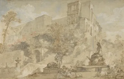 The Fountain Of Rome At The Villa Deste Tivoli