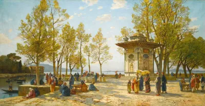 The Fountain Of The Sweet Waters Of Asia On The Bosphorus