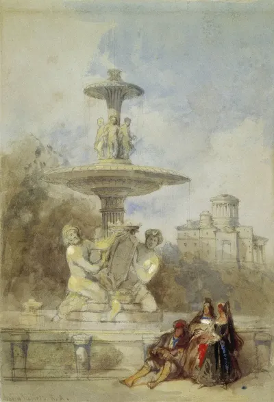 The Fountain On The Prado Madrid