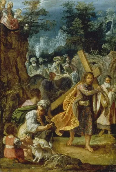 The Frankfurt Altarpiece Of The Exaltation Of The True Cross Emperor Heraclius Entry Into Jerusalem