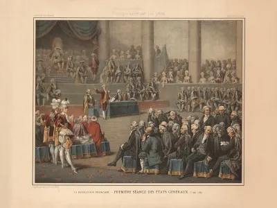 The French Revolution First Session Of The Estates General May 5 1789