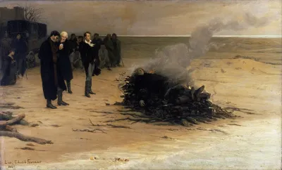 The Funeral Of Shelley