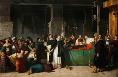 The Funerals Of Inca Atahualpa