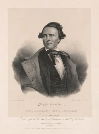 The Gallant Capt Walker Of The Texan Rangers Who Fell At The Battle Of Huamantla On The 9th Of Octer 1847