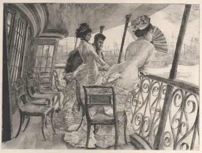 The Gallery Of H M S Calcutta Souvenir Of A Ball On Shipboard