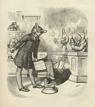The Game Of Fox And Geese Or Legal Trials Of The Period
