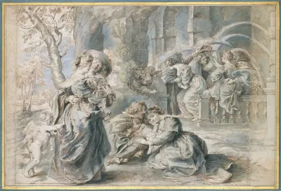 The Garden Of Love Left Portion
