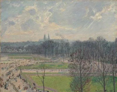 The Garden Of The Tuileries On A Winter Afternoon 2