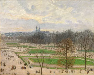 The Garden Of The Tuileries On A Winter Afternoon 3