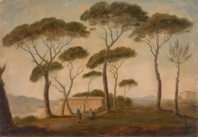 The Garden Of The Villa Borghese