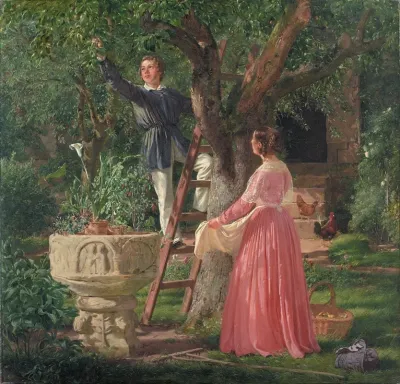 The Garden With The Old Font