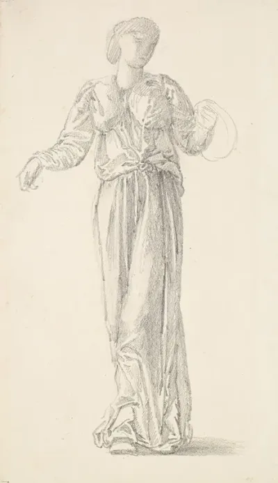The Garland Weavers Drapery Study 3