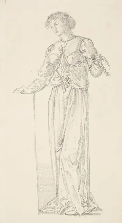 The Garland Weavers Drapery Study
