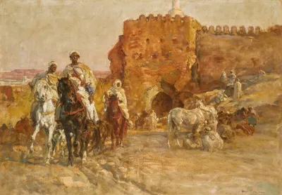 The Gate Of Bab Guissa Fez