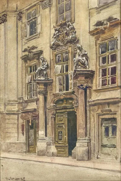 The Gate Of The Old Town Hall In Wipplingerstrase In Vienna