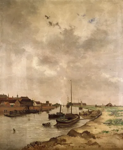 The Ghent Terneuzen Canal In Ghent
